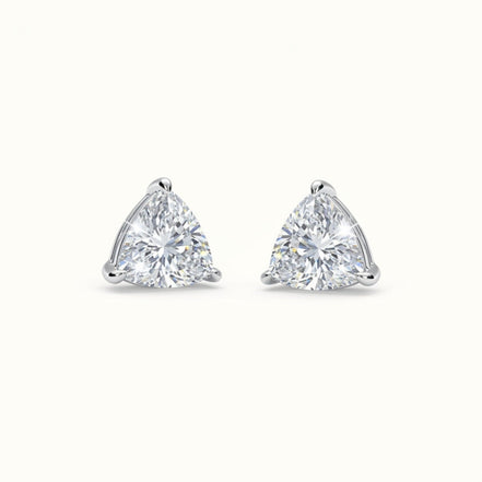 Trillion Cut Diamond Studs
