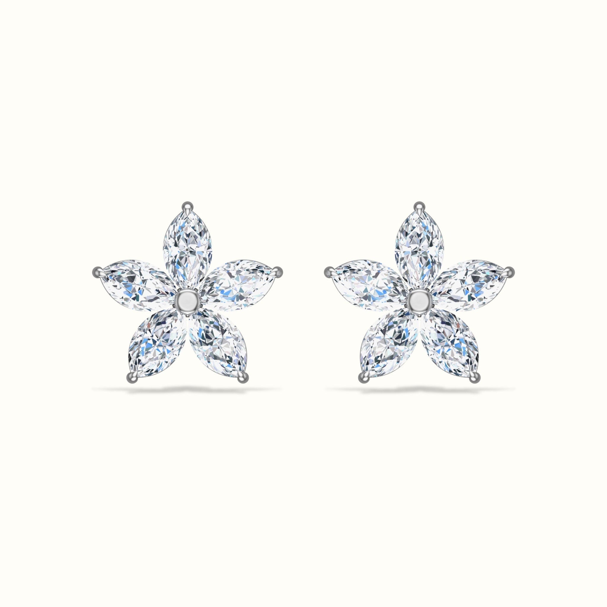 Starlight Diamond Stud Earrings