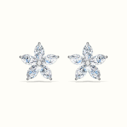 Starlight Diamond Stud Earrings
