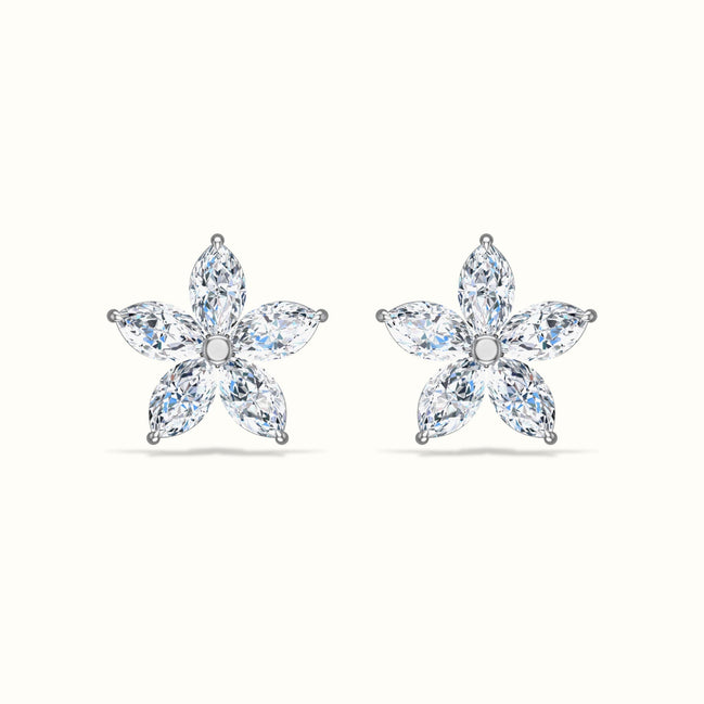 Starlight Diamond Stud Earrings
