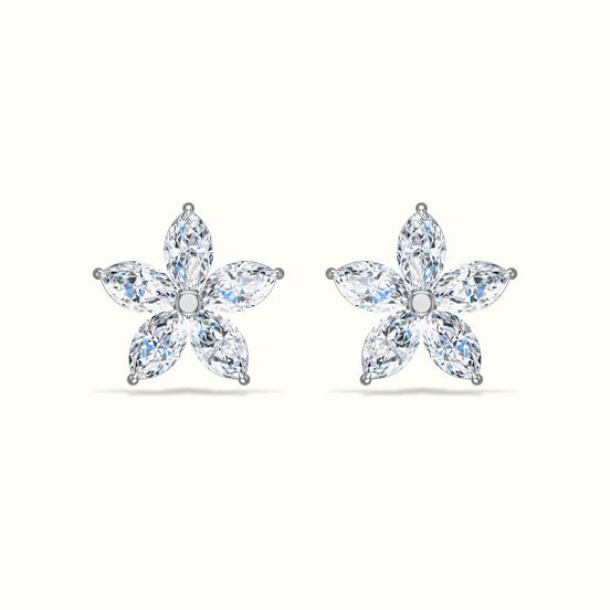 Starlight Diamond Stud Earrings