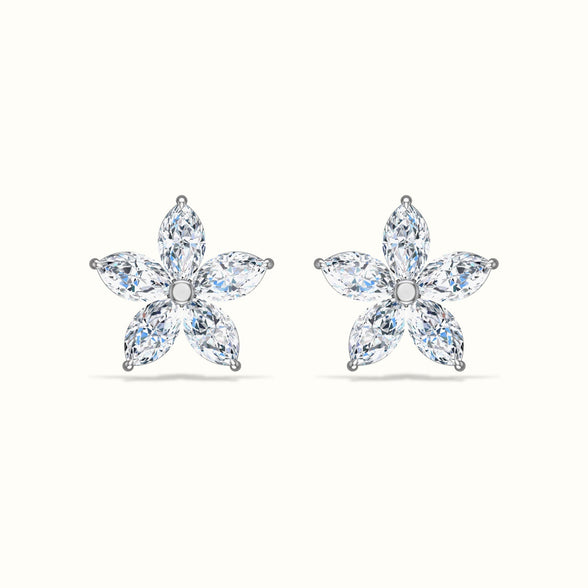 Starlight Diamond Stud Earrings