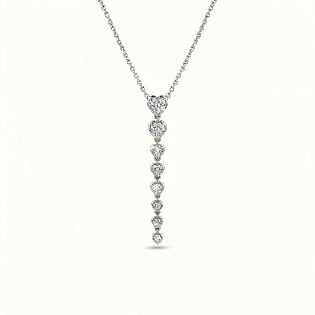 Heart Shape Drop Pendant