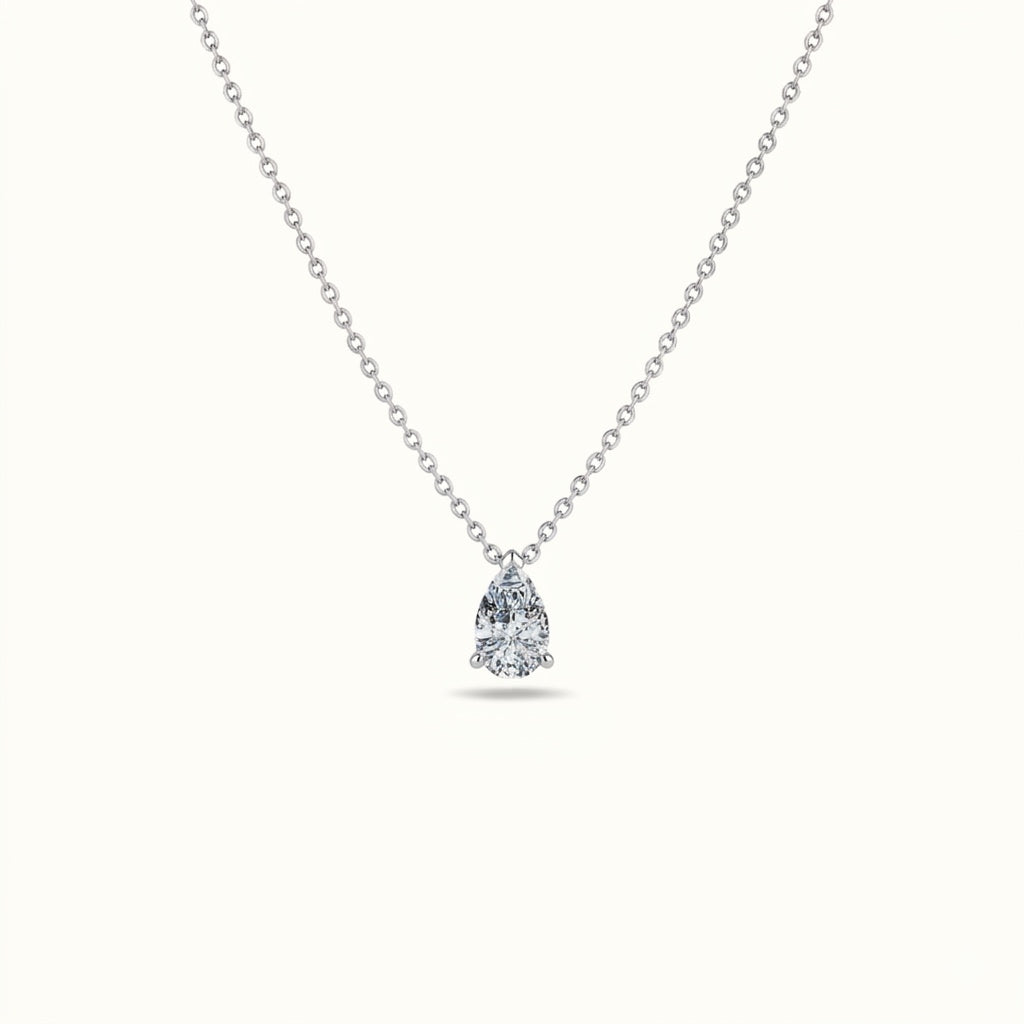 Pear Shape Diamond Pendant
