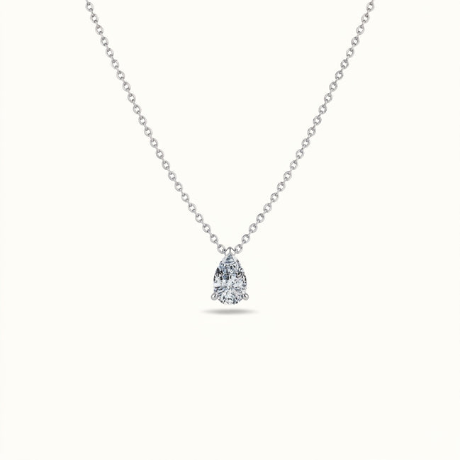 Pear Shape Diamond Pendant