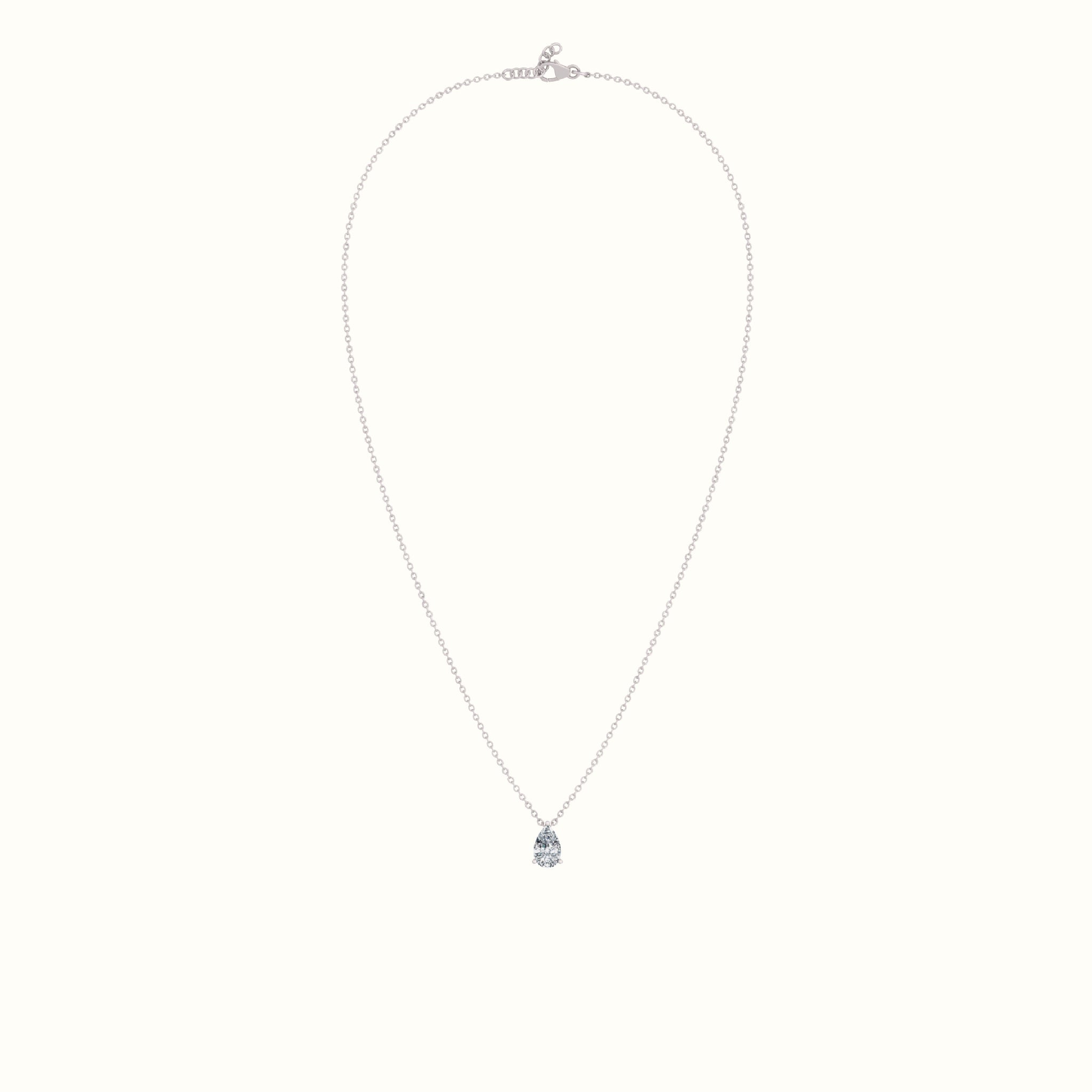 Pear Shape Diamond Pendant