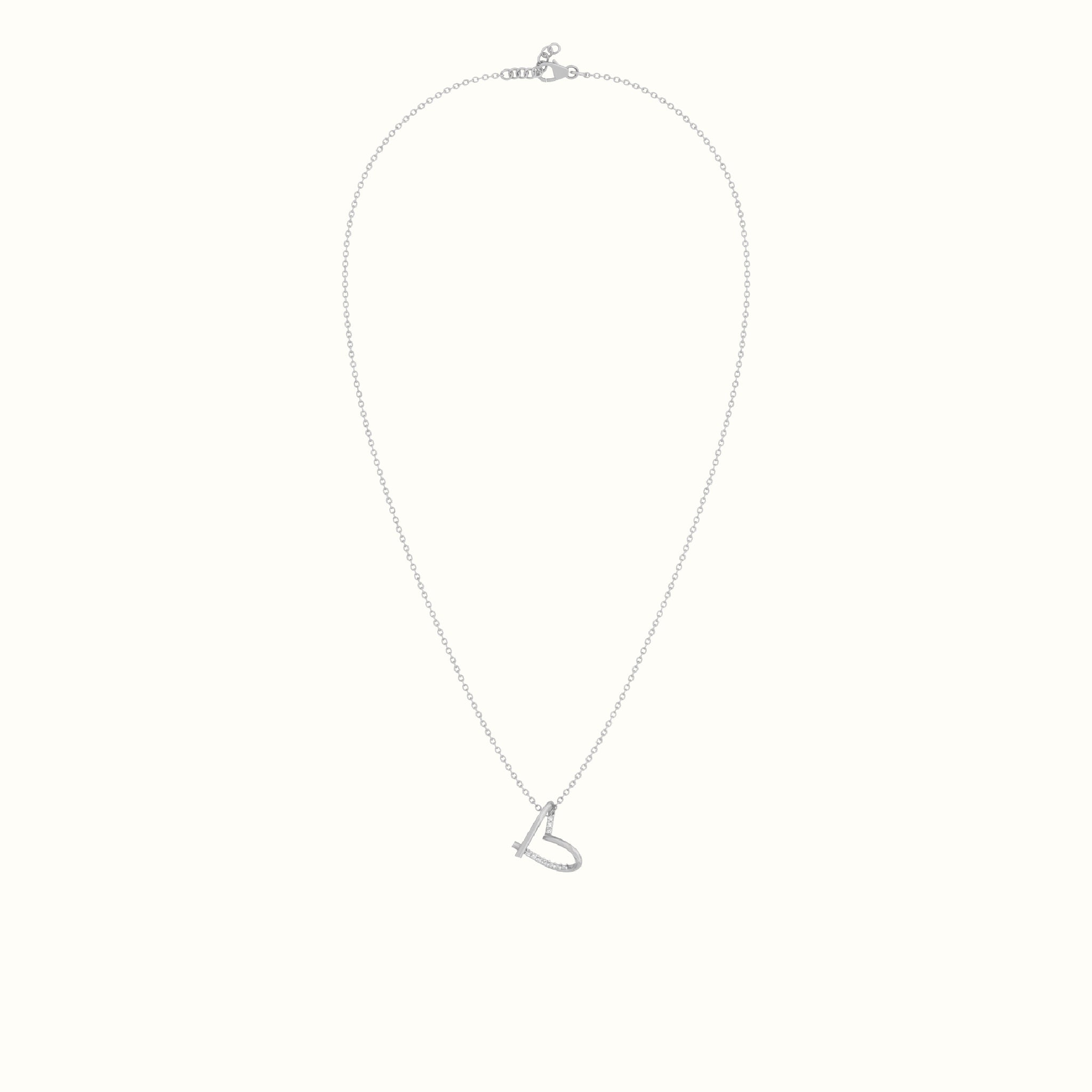 Velora Heart MOIssanite Diamond Pendant