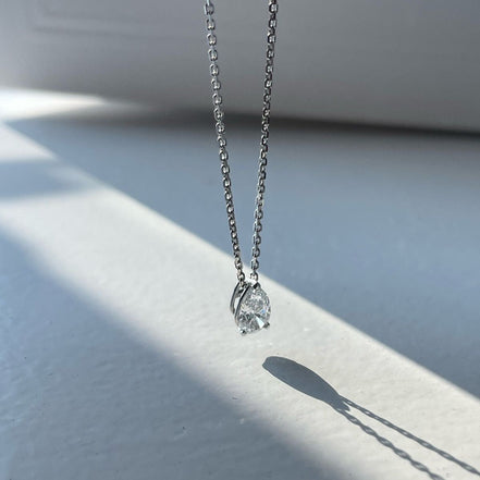 Pear Shape Diamond Pendant