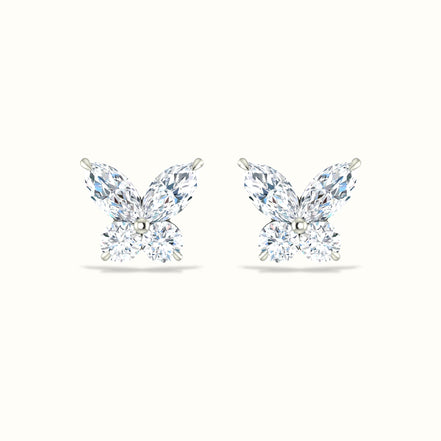 Butterfly Diamond Studs