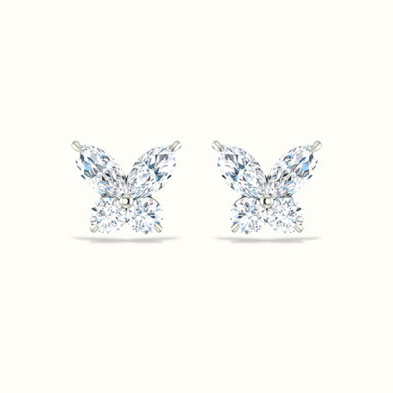 Butterfly Diamond Studs