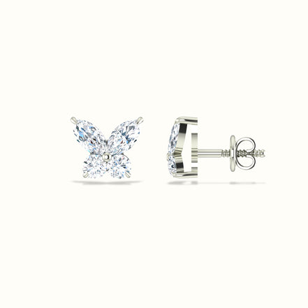 Butterfly Diamond Studs