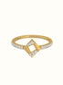 Aurora Square Spark Ring