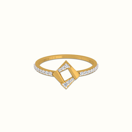 Aurora Square Spark Ring