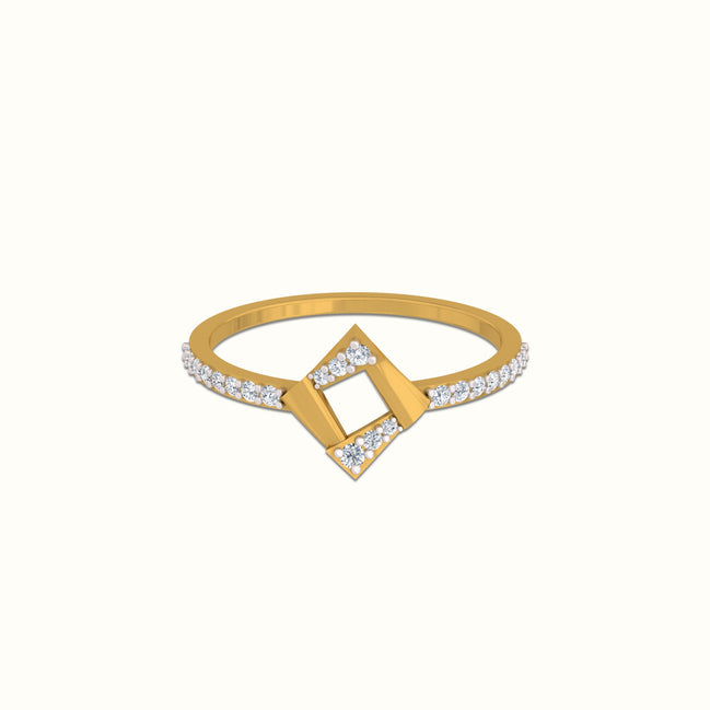 Aurora Square Spark Ring