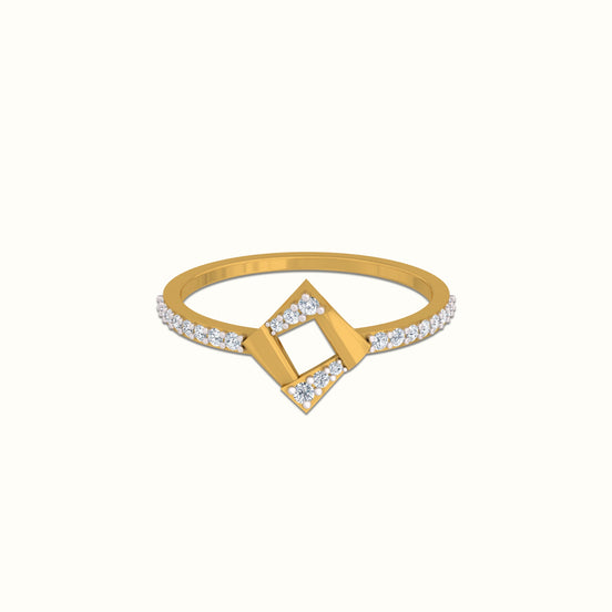 Aurora Square Spark Ring