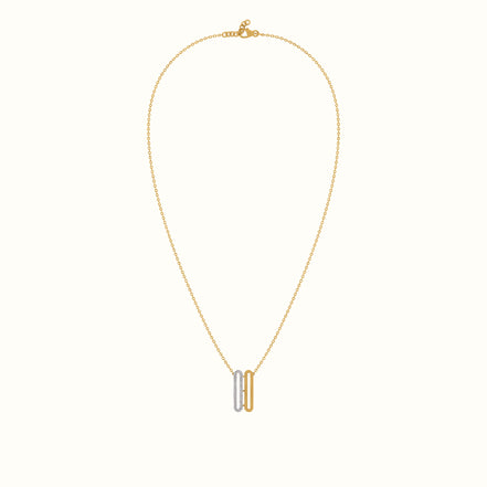 Linked Oval Pendant