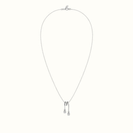 Double Pear-Cut Drop Pendant