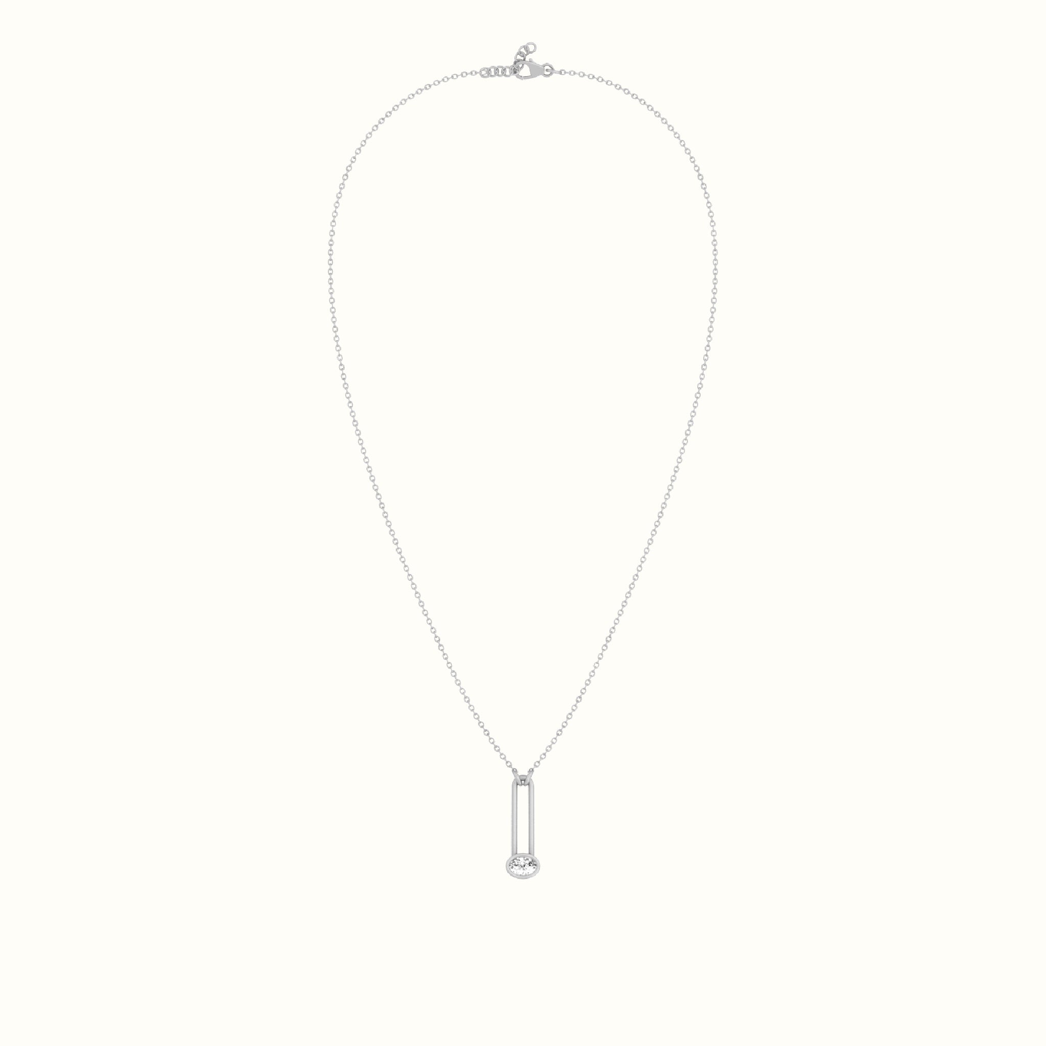 Eterna Drop Bar Pendant