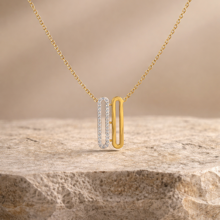 Linked Oval Pendant