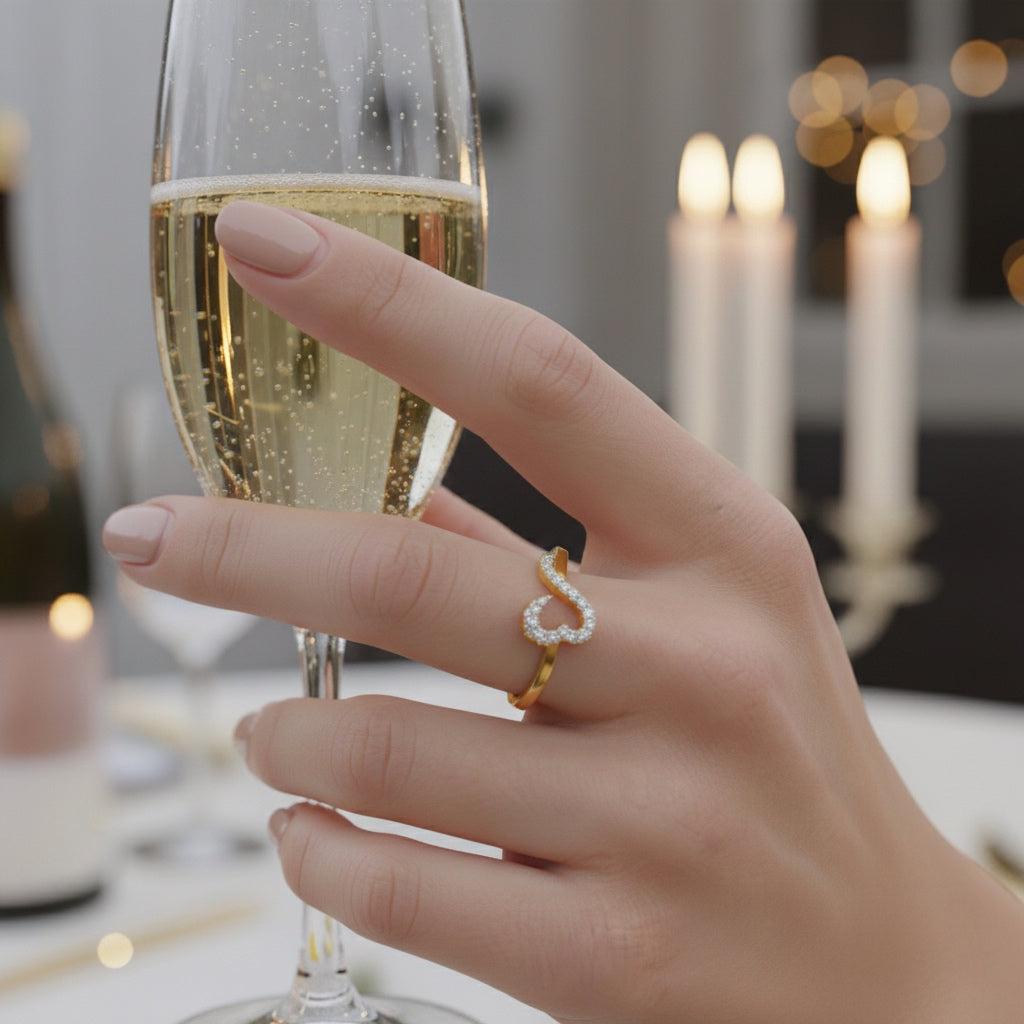 Heart Finger Ring