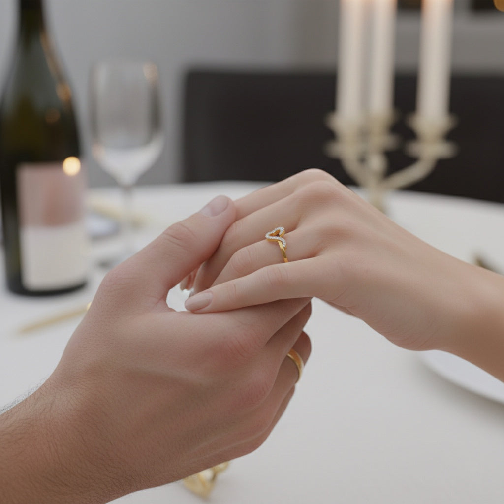 Heart Finger Ring
