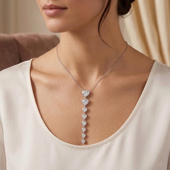 Heart Shape Drop Pendant