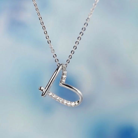 Velora Heart MOIssanite Diamond Pendant