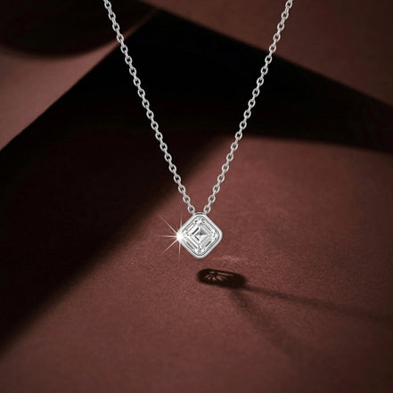 Cushion Cut Diamond Pendent
