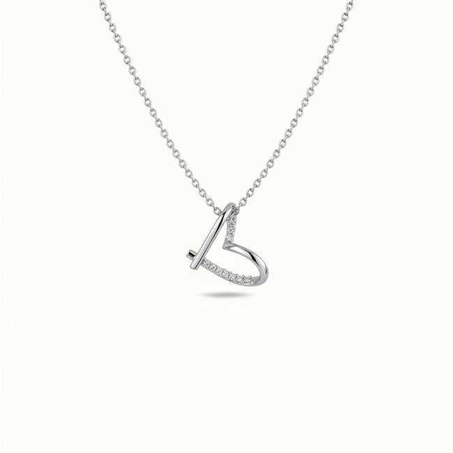 Velora Heart MOIssanite Diamond Pendant