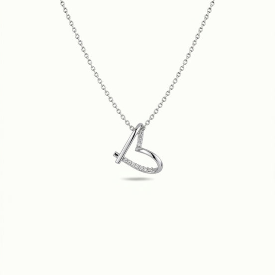 Velora Heart MOIssanite Diamond Pendant