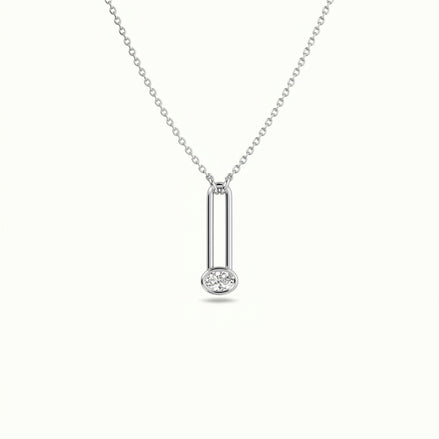 Eterna Drop Bar Pendant
