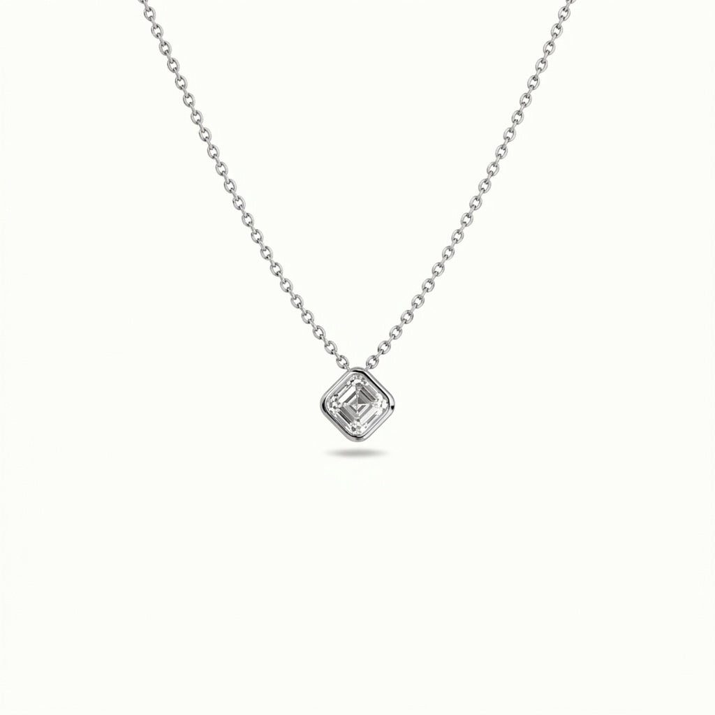 Cushion Cut Diamond Pendent