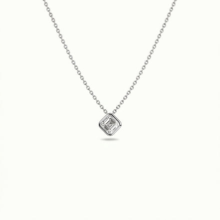 Cushion Cut Diamond Pendent