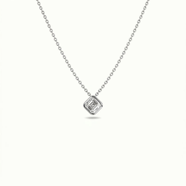 Cushion Cut Diamond Pendent