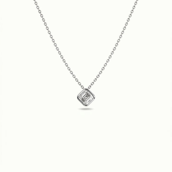 Cushion Cut Diamond Pendent