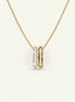 Linked Oval Pendant