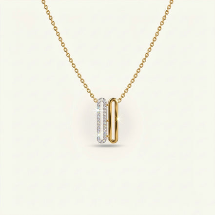 Linked Oval Pendant