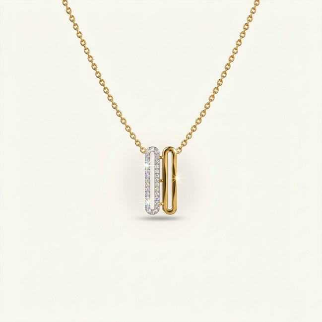 Linked Oval Pendant