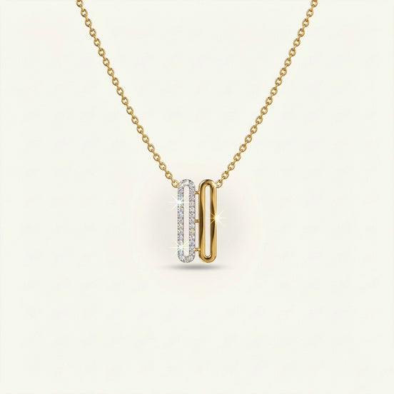 Linked Oval Pendant