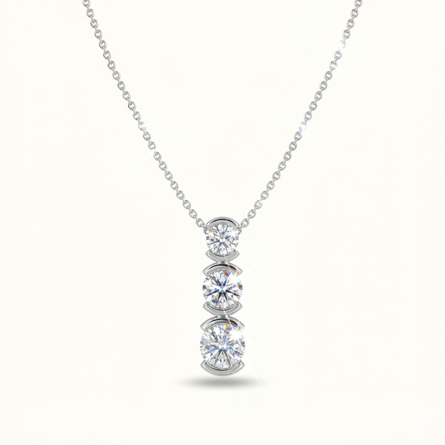 Trilogy Drop Pendant