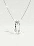 Double Pear-Cut Drop Pendant