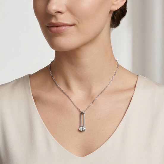 Eterna Drop Bar Pendant
