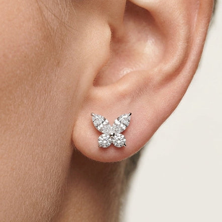 Butterfly Diamond Studs