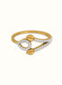 Golden Leaf Embrace Ring